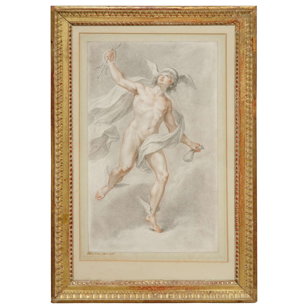 Drawing by Francesco Bartolozzi of Mercury, 1776 For Sale