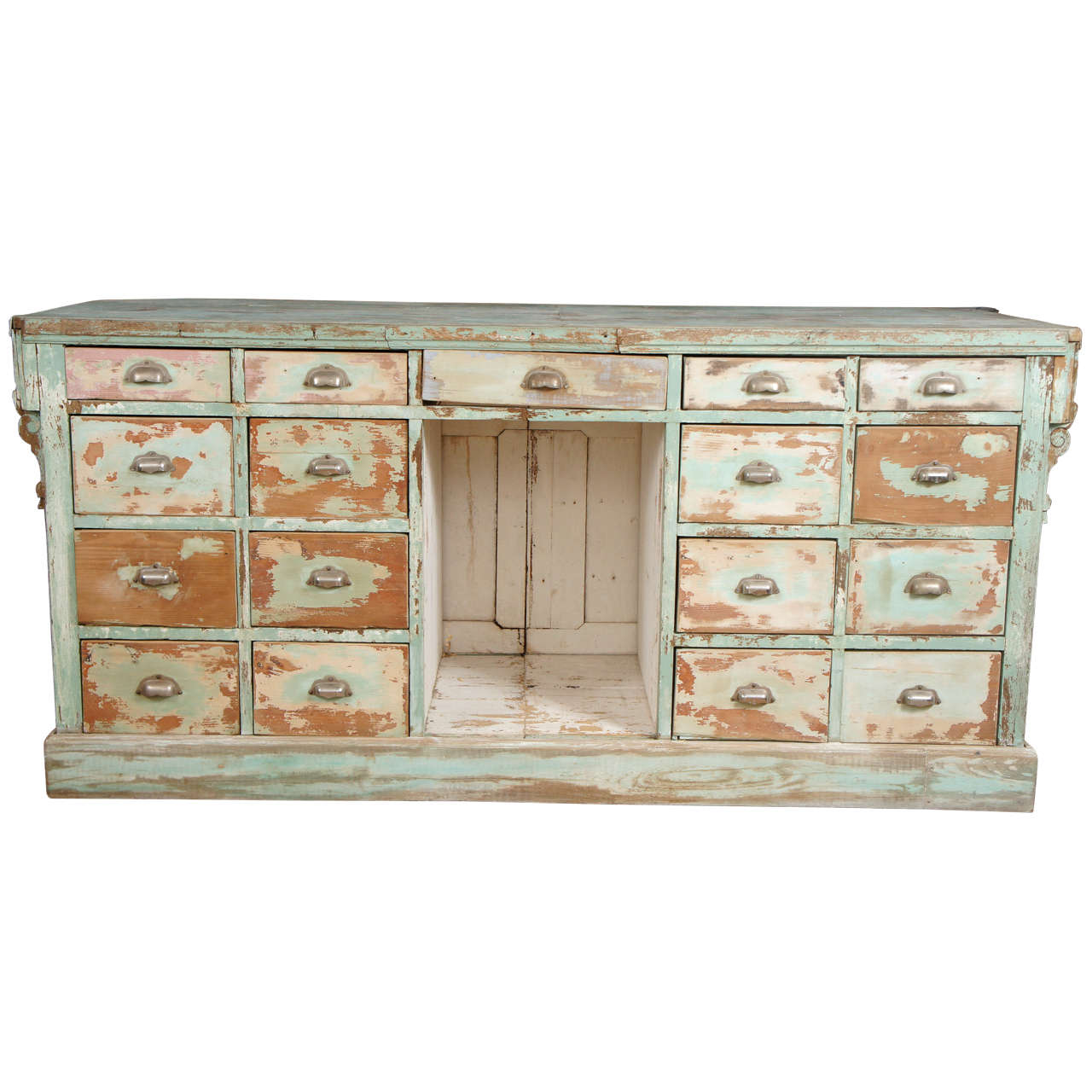 French Original Painted Store Counter