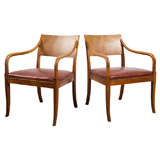 Danish Armchairs, pair