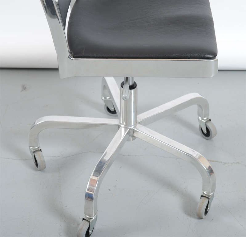 Aluminum Philippe Starck Armless Hudson Swivel Chair