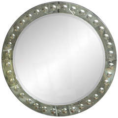 Venetian Style Round Mirror