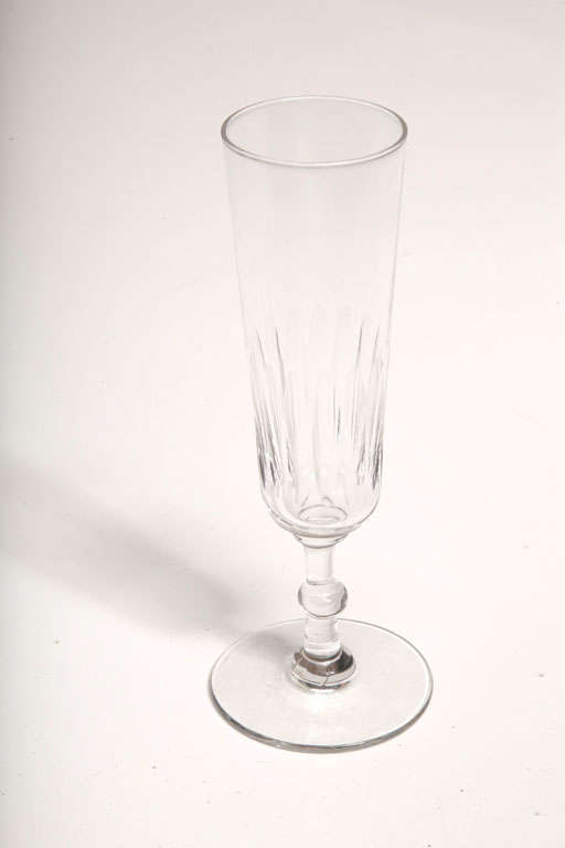 19th Century Champagne Flutes