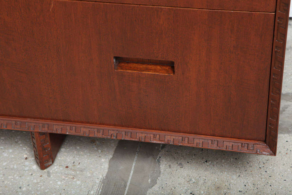 Frank Lloyd Wright Mahogany Dresser 2