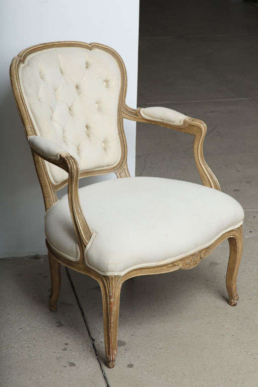 pair of mid 20th century French arm chairs