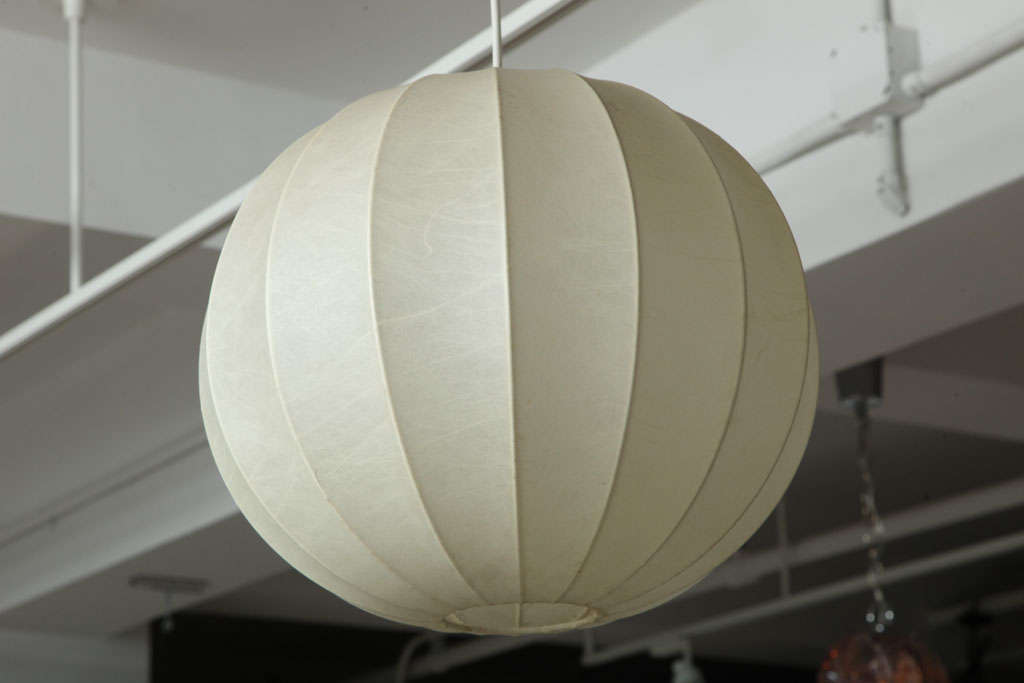 Minimalist Vintage Sphere Pendant Light Fixture by Achilles Castiglioni
