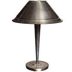 French Art Deco Table Lamp by Perzel 7
