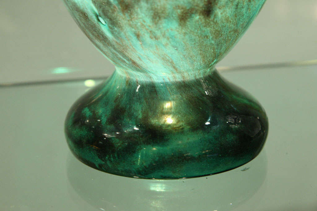French DAUM Art Deco Glass Vase