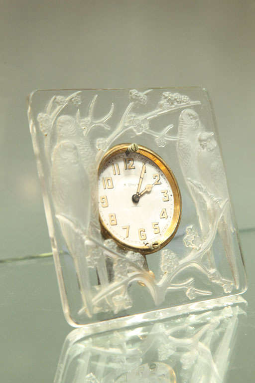 lalique clock