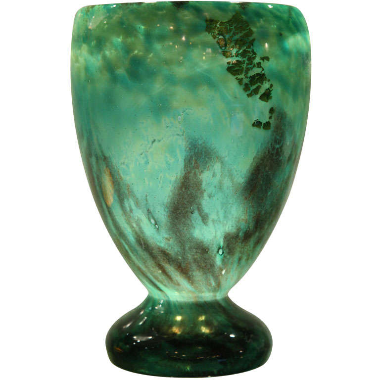 DAUM Art Deco Glass Vase at 1stDibs daum glass vase, daum art glass
