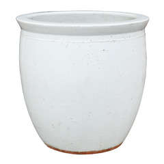 Antique White Chinese Fish Bowl