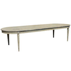 A Gustavian Style Dining Table