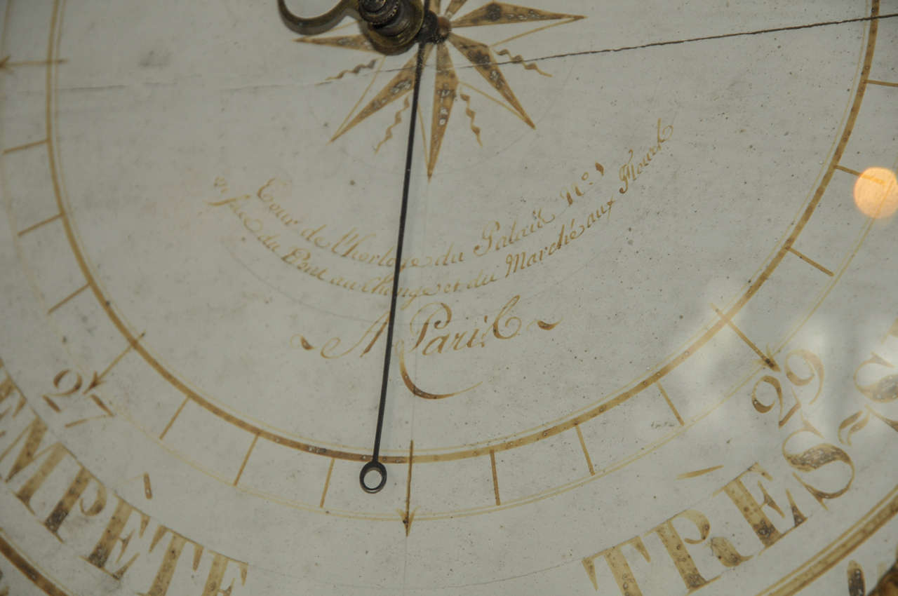 Wood 18th Century Louis XVI Period Barometer For Sale