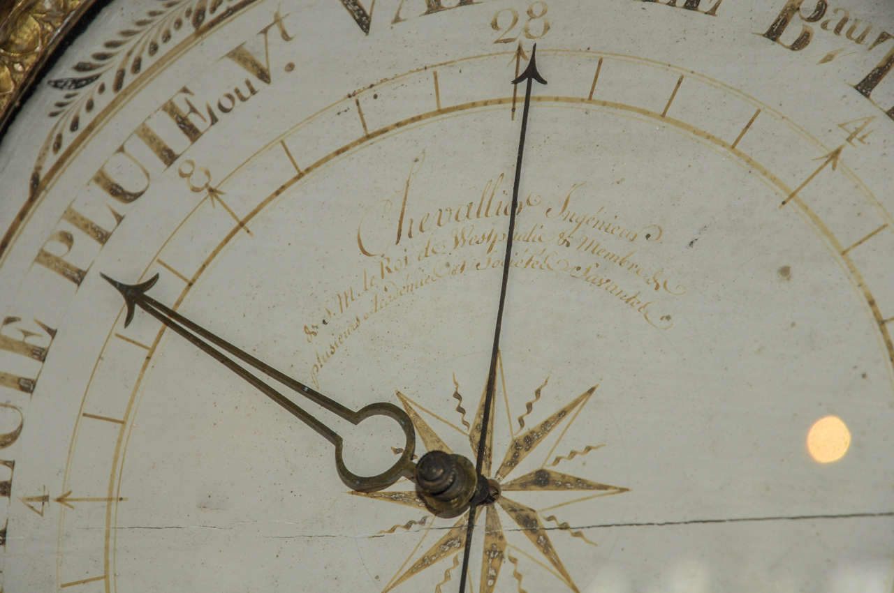 18th Century Louis XVI Period Barometer For Sale 1