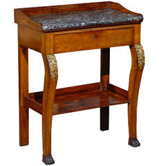 Narrow Walnut Console