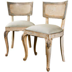 Pair of Italian Side Chairs