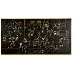 Henri Plisson Tile Painting 5