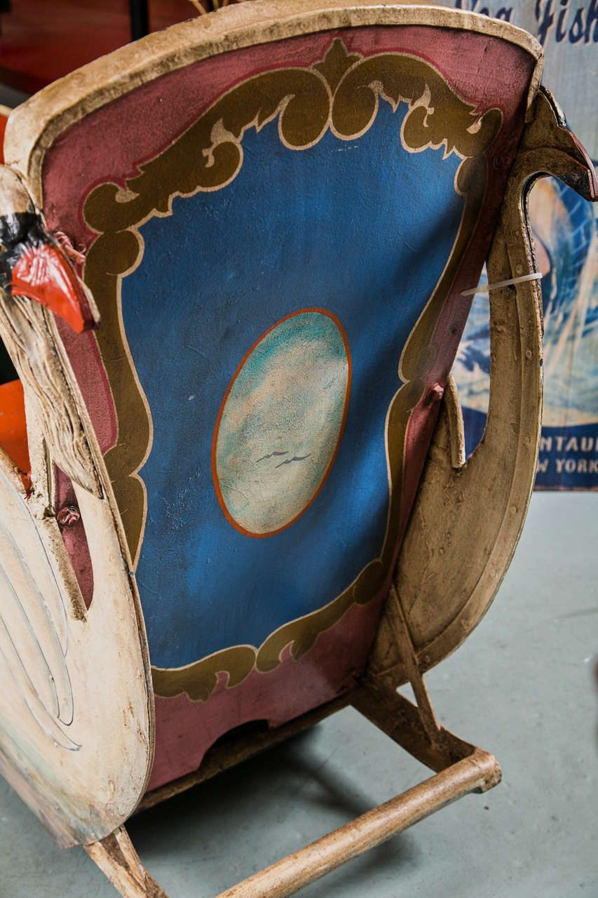 American Antique Child's Carousel Sleigh