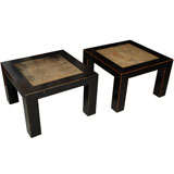 Vintage Stone Top End Tables