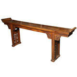 Elmwood Console/altar Table