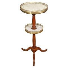 Louis Philippe Fruitwood Two-Tier Stand