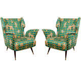 Pair of  Gio Ponti Club Chairs