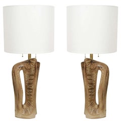 Pair of Marianne von Allesch Ceramic Lamps