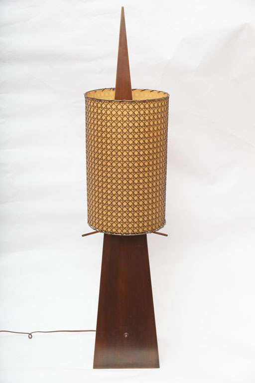 American 1950s Sculptural Table Lamp by Frederic Weinberg