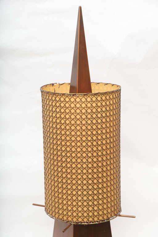 1950s Sculptural Table Lamp by Frederic Weinberg In Good Condition In New York, NY