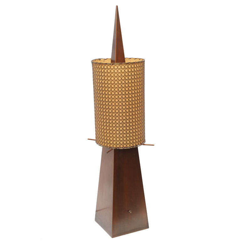 1950s Sculptural Table Lamp by Frederic Weinberg
