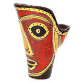 Vintage A 1950's Ceramic Vessel signed Gambone Italy with Donkey mark