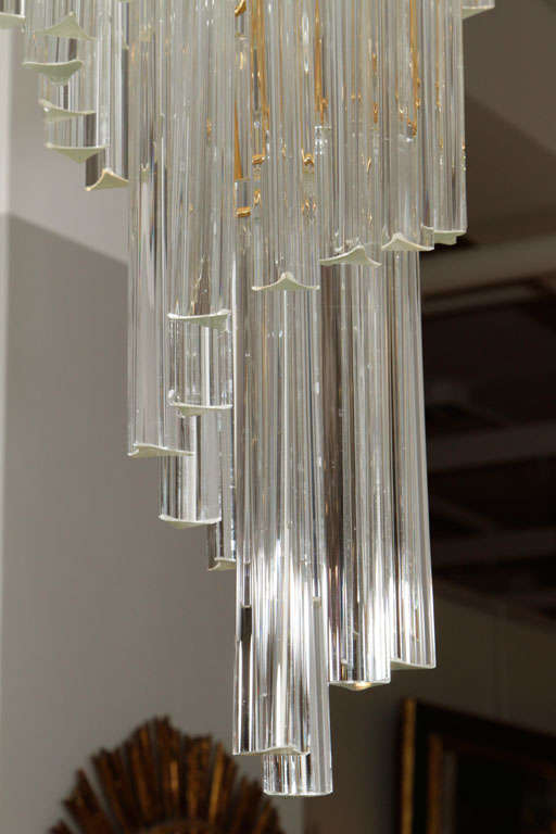 Italiano Lampadario Foyer in vetro di Murano in vendita