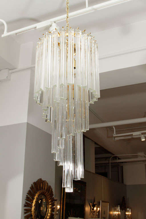 Muranoglas Foyer-Kronleuchter im Zustand „Hervorragend“ im Angebot in New York, NY