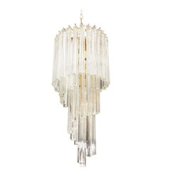 Venini Murano Glass Foyer Chandelier