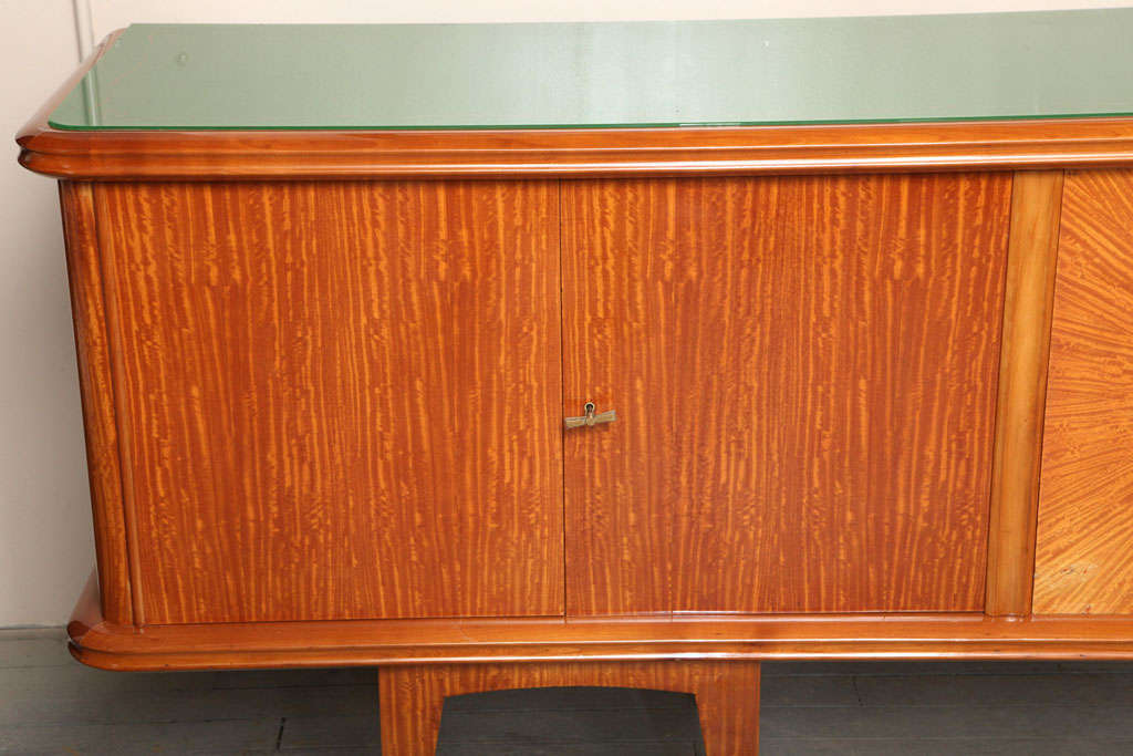 French Custom Designed and Manufactured Art Deco Sideboard 