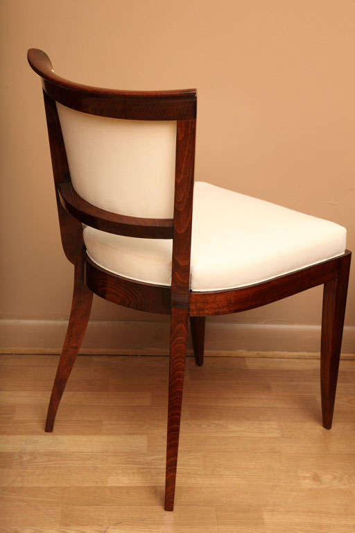Suite of Six Art Deco Dining Chairs For Sale 2