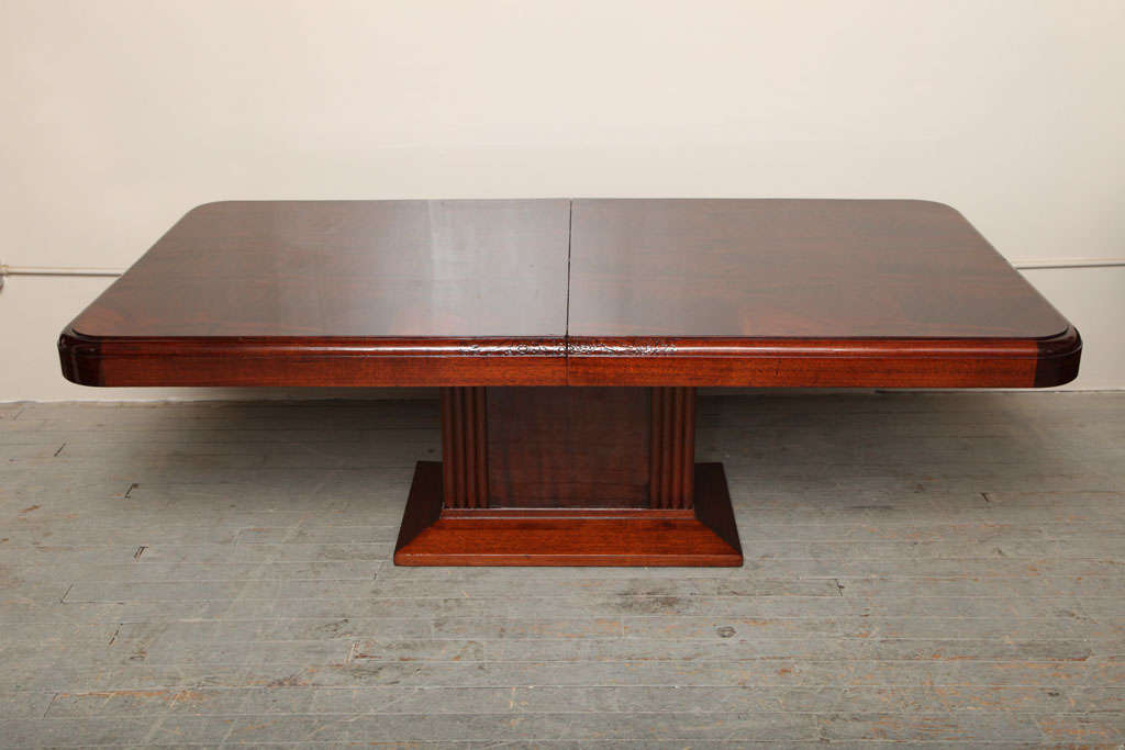 French Art Deco Dining Table by Gouffe Jeune For Sale