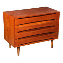 Teak 4-Drawer Dresser by E.W. Bach