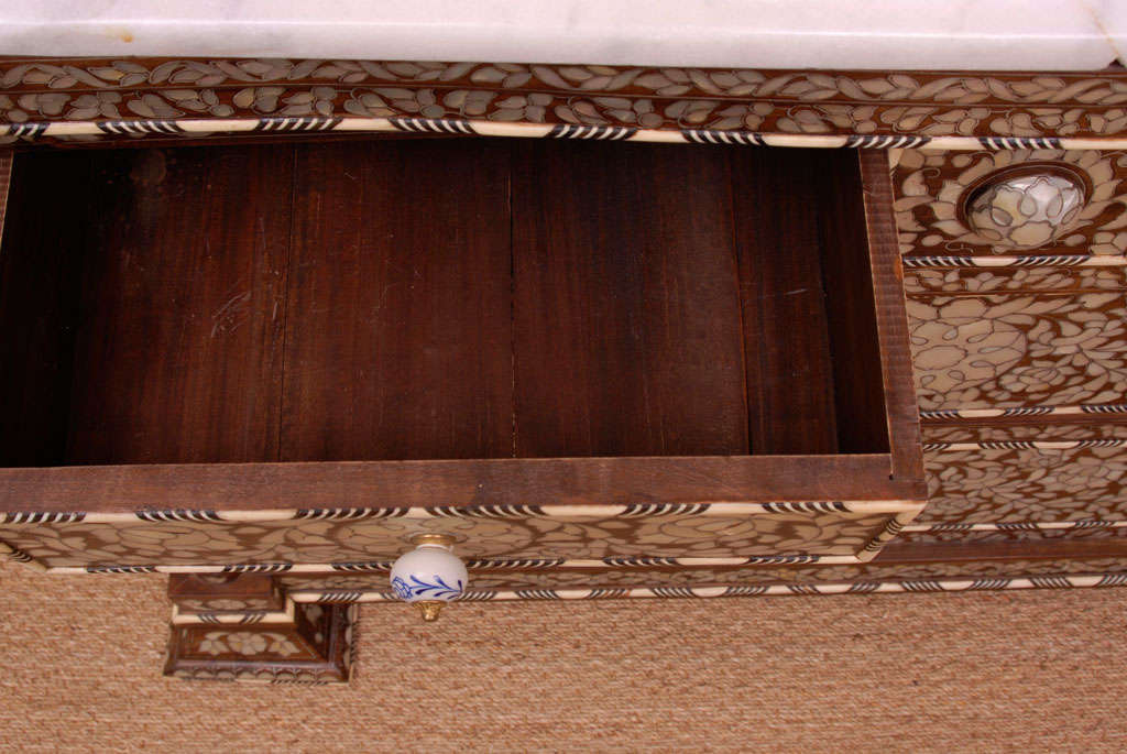 Syrian Mother-of-Pearl Inlaid Commode 6