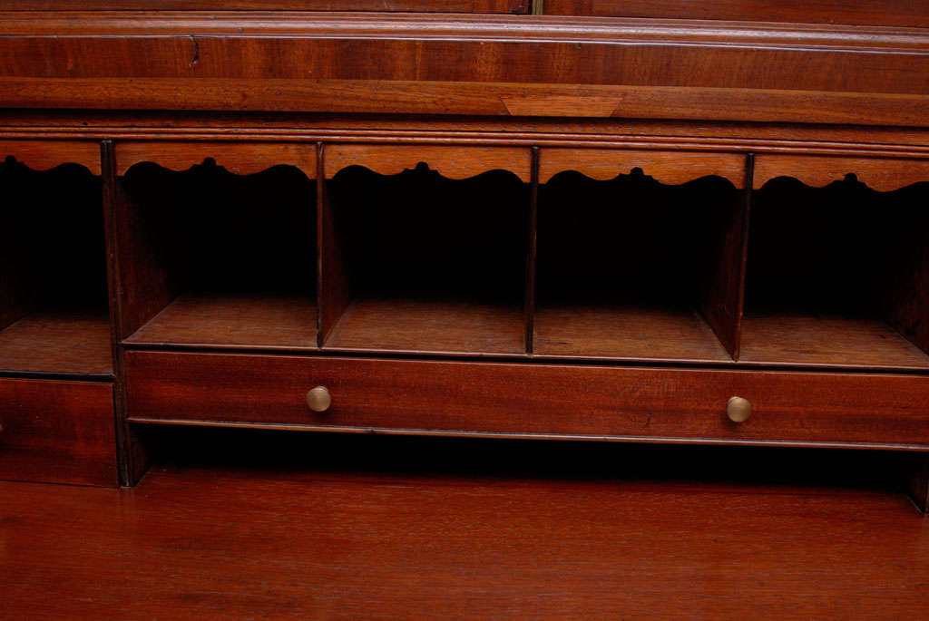 George III Mahogany Secretary Bookcase 3