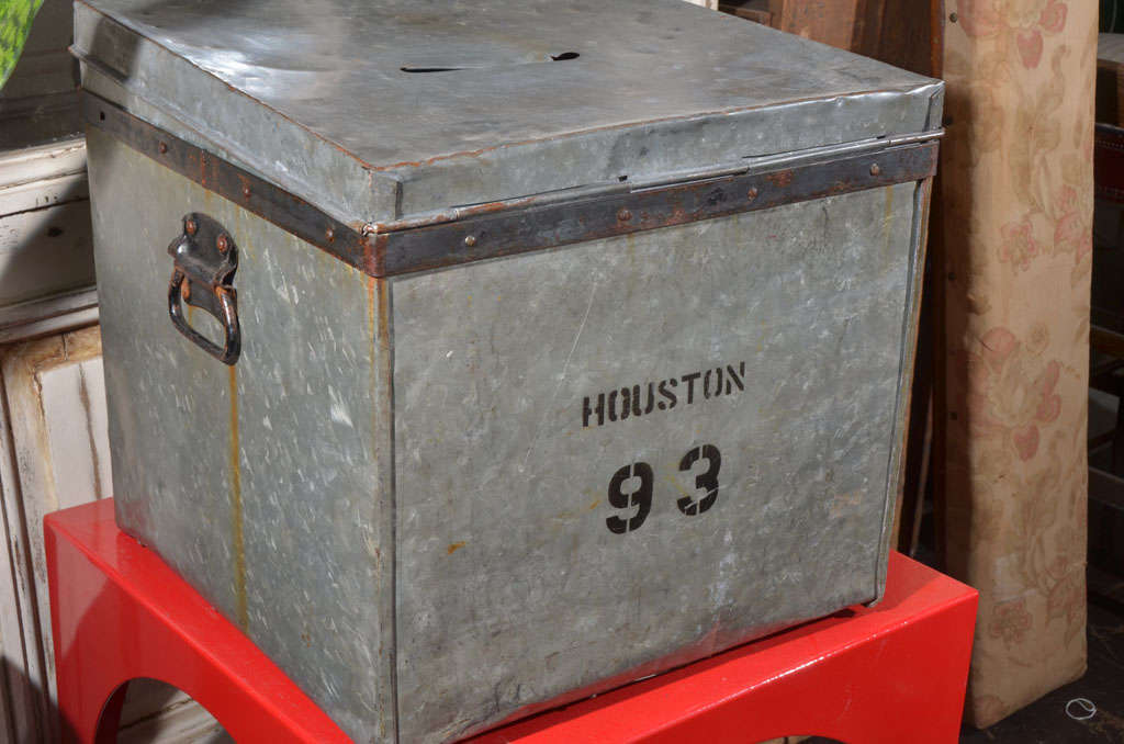 20th Century Metal Ballot Box