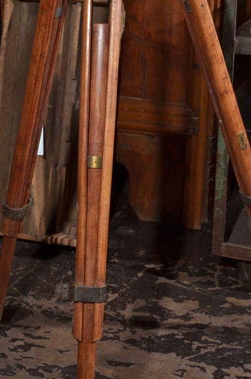 20th Century Surveyor's Telescope on Tripod