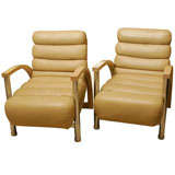 Pair of Steamer Chairs by Jay Spectre