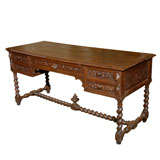 Antique 19th Century French Renaissance Style Writing Desk
