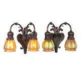 Pair of Two Arm Sconces