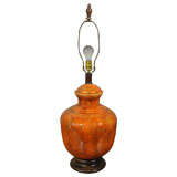 Early 60
s Ceramic Table Lamp with Great Original Finial Early 60
s Ceramic Table Lamp with Great Original Finial