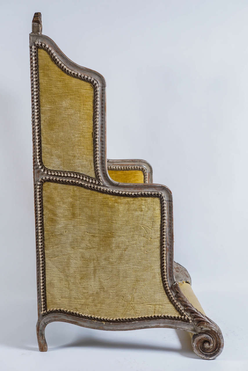 French Louis XV Style Chaise de Chausseur, France, circa 1890