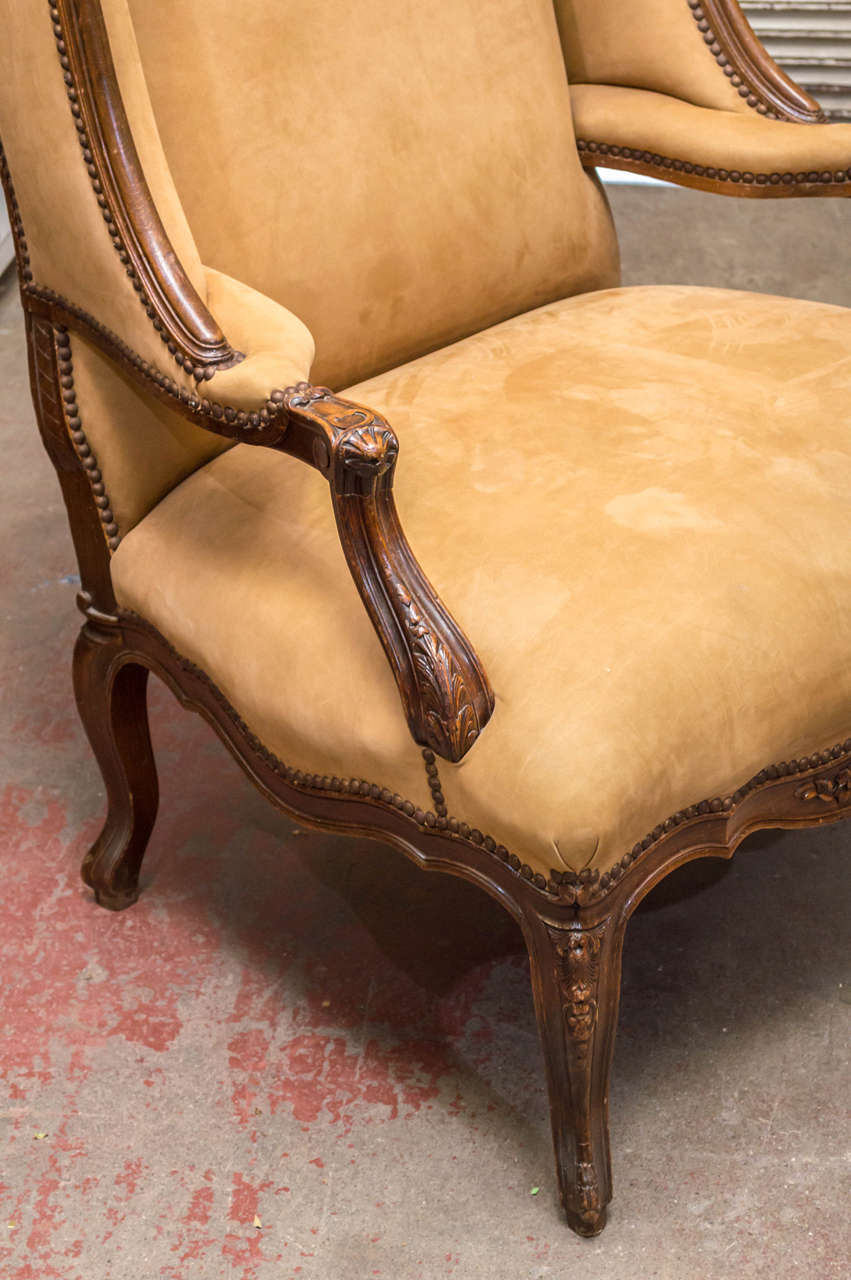 Early 19th Century French Wing Chair 1