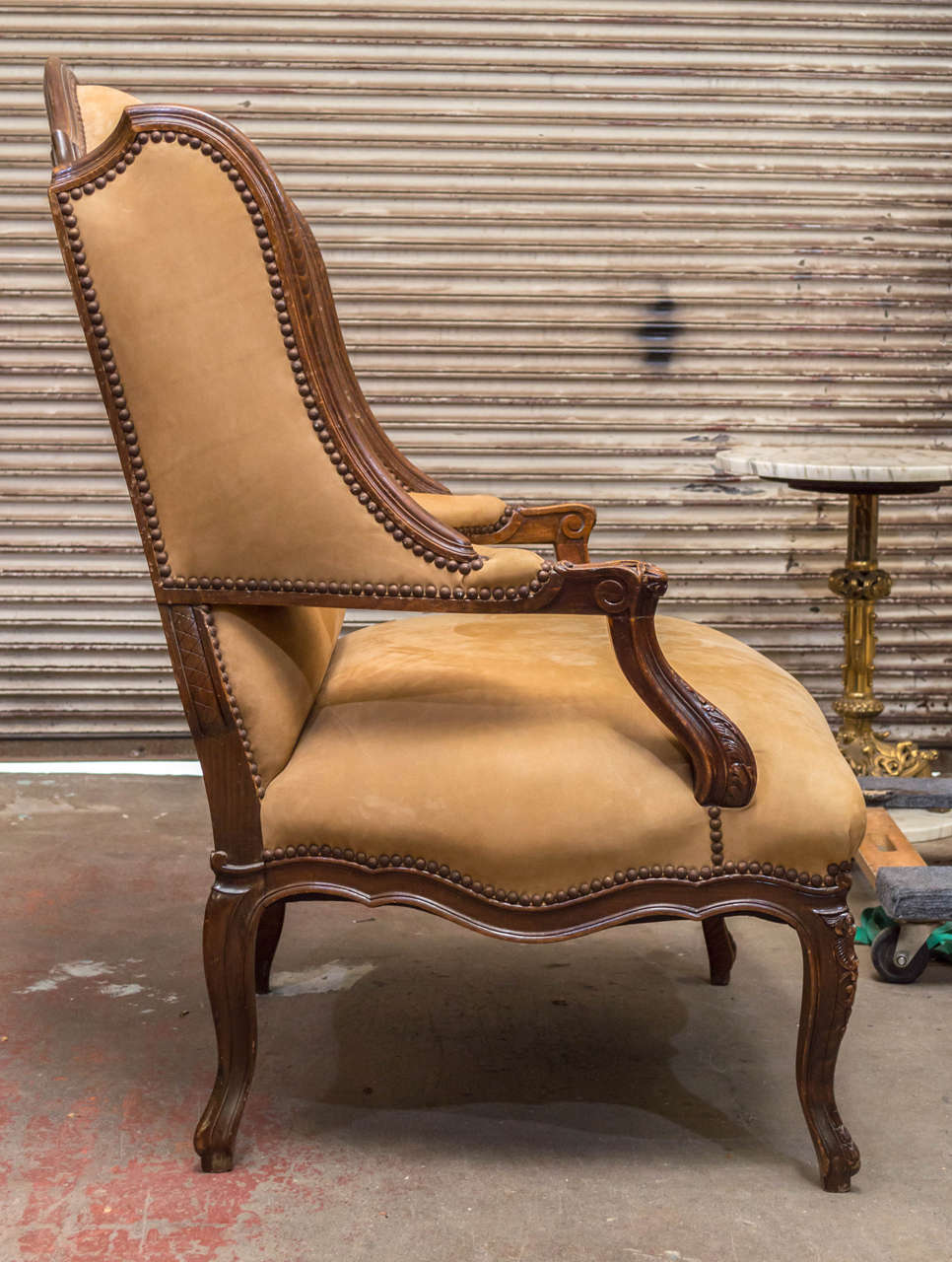 Early 19th Century French Wing Chair 3