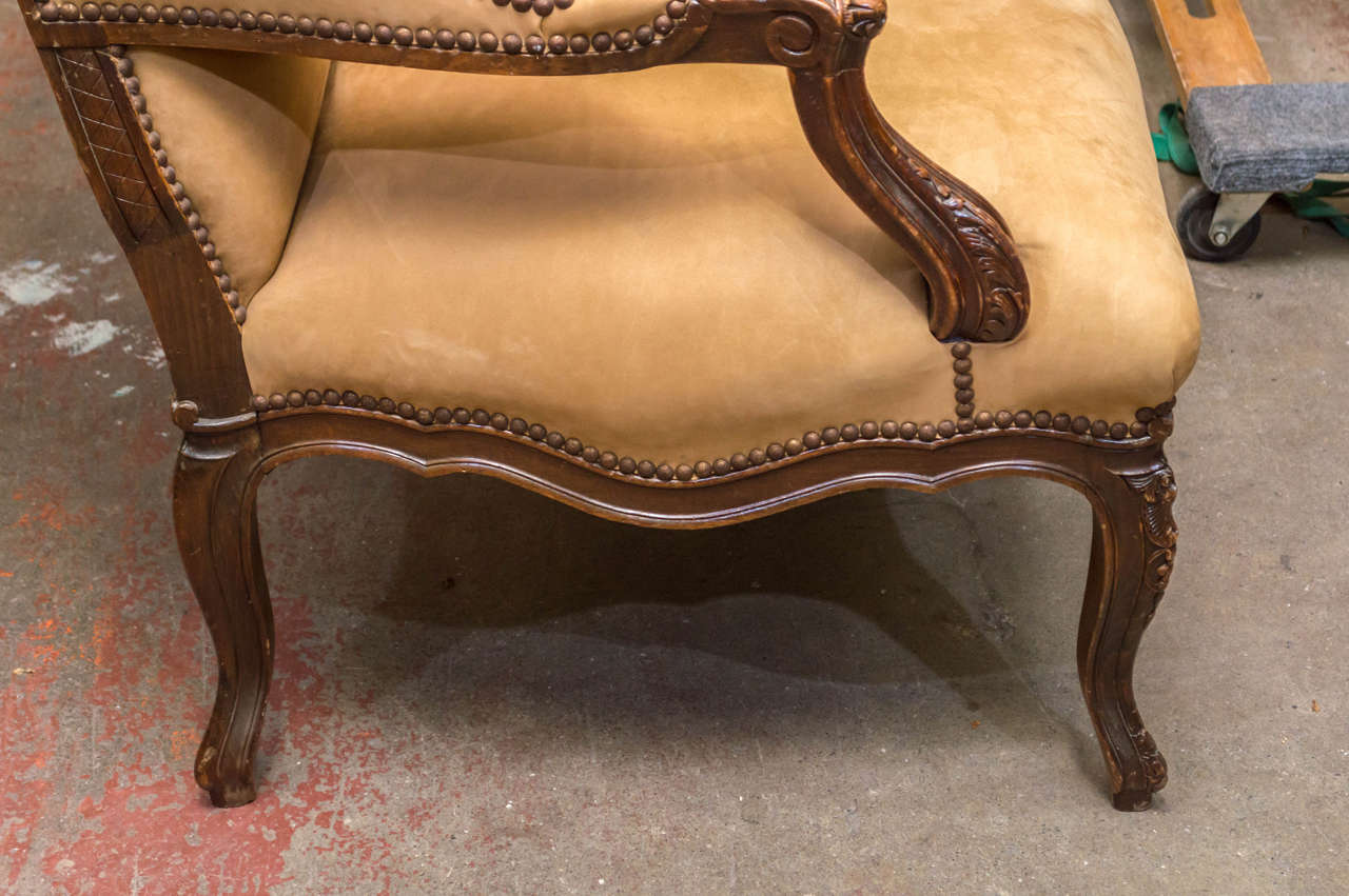 Early 19th Century French Wing Chair 4