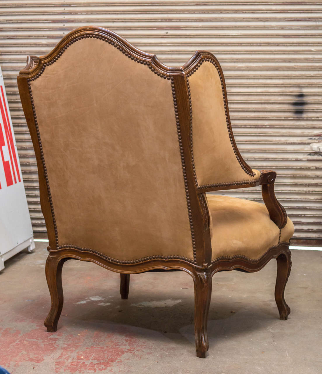 Early 19th Century French Wing Chair 5